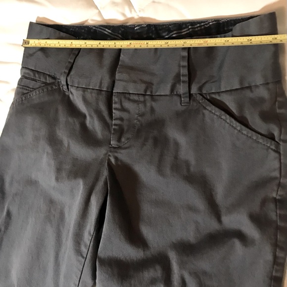 Old Navy Stretch gray straight leg pants. Size 6. - Picture 5 of 10